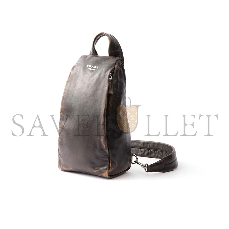 Pra*a nappa leather backpack 2vz114 (32*18*11cm)